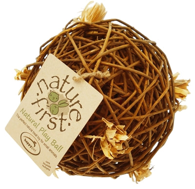Nature First Happy Pet Speelbal Wilg Nature First 9,5X9,5X9,5 Cm