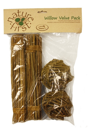Happy Pet Wilgen Value Pack 2 Sticks / 2 Ballen 26X9X9 Cm