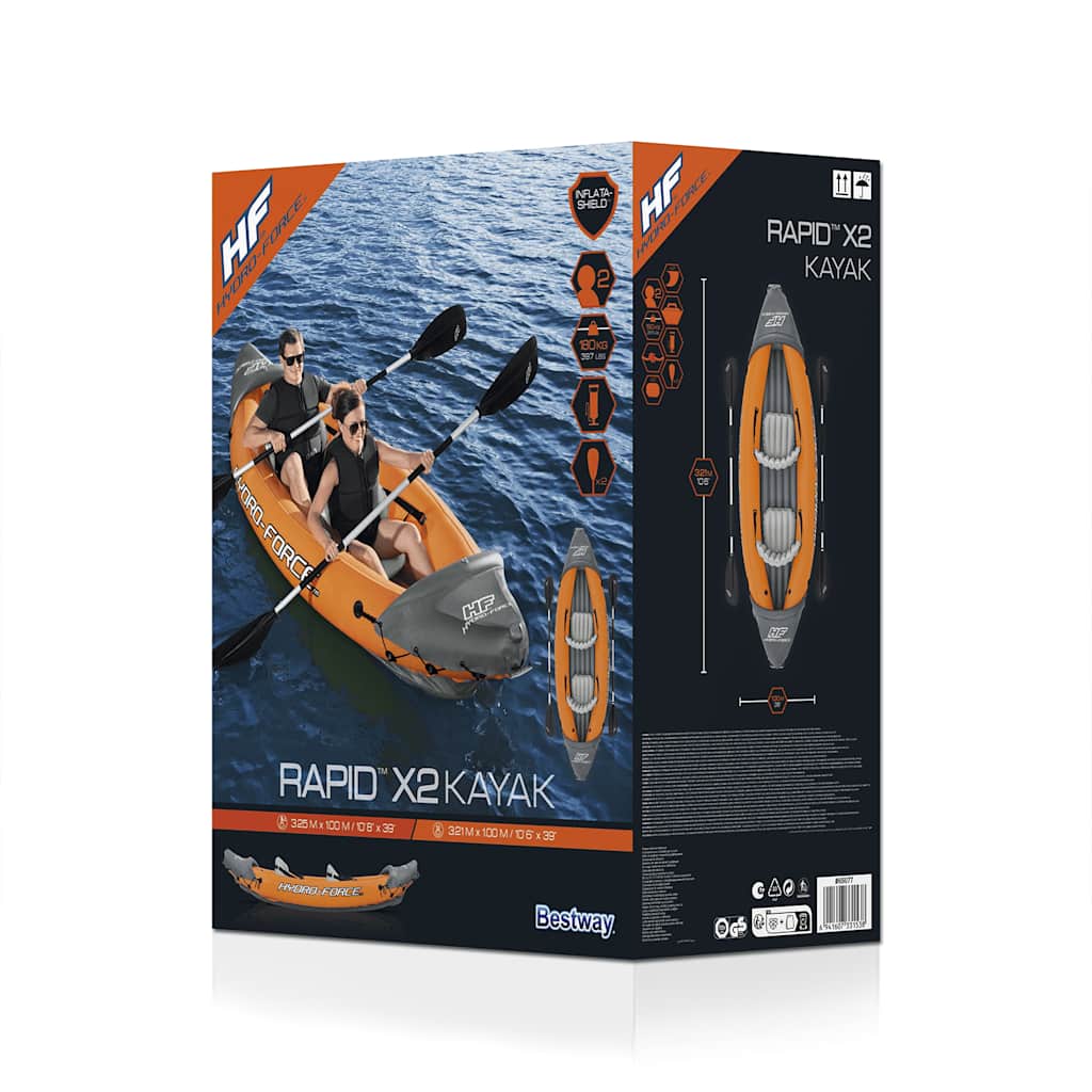 Kajakset Hydro-Force Rapid x2 opblaasbaar