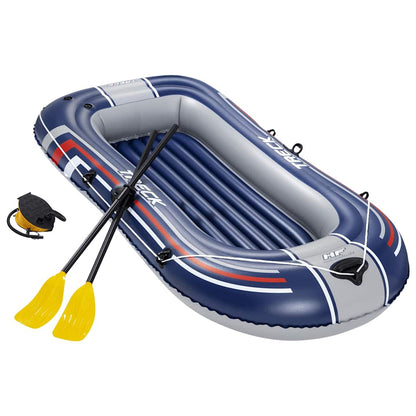Hydro-Force Opblaasboot met pomp en roeispanen blauw