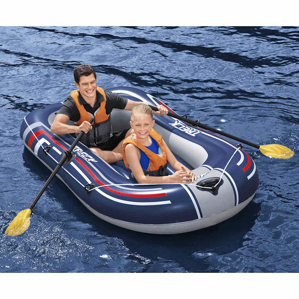 Hydro-Force Opblaasboot met pomp en roeispanen blauw