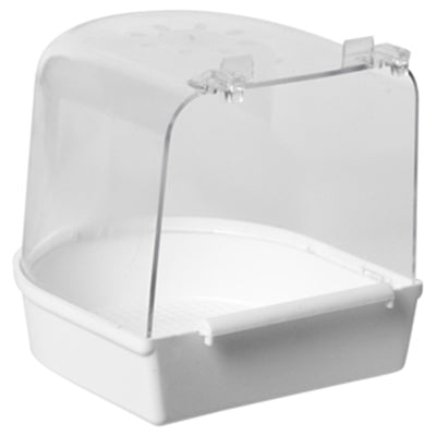 Merkloos Vogelbad Groot Model Wit 13X13X12 Cm