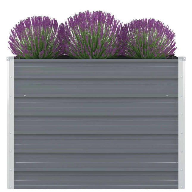 Plantenbak Verhoogd 100X100X77 Cm Gegalvaniseerd Staal