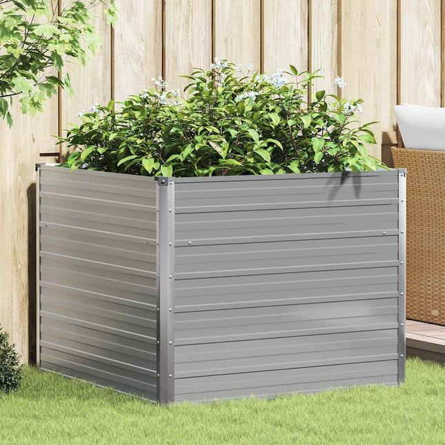 Plantenbak Verhoogd 100X100X77 Cm Gegalvaniseerd Staal