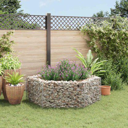 Gabion Plantenbak Verhoogd Zeshoekig
