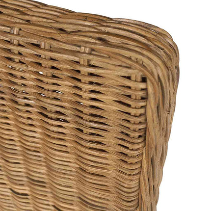 Eetkamerstoelen Natuurlijk Rattan Bruin