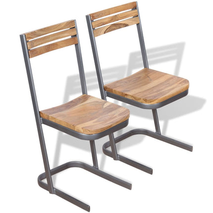 Eetkamerstoelen Massief Teakhout
