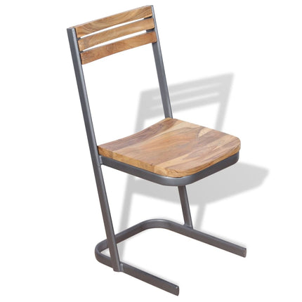 Eetkamerstoelen Massief Teakhout
