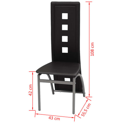 Eetkamerstoelen Kunstleer