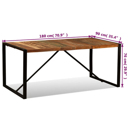 Eettafel Massief Gerecycled Hout