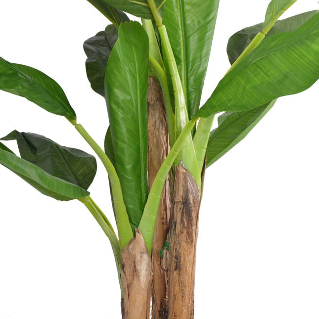 Kunst Bananenboom Plant Met Pot Groen
