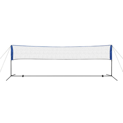 Badminton net met shuttles 500x155 cm