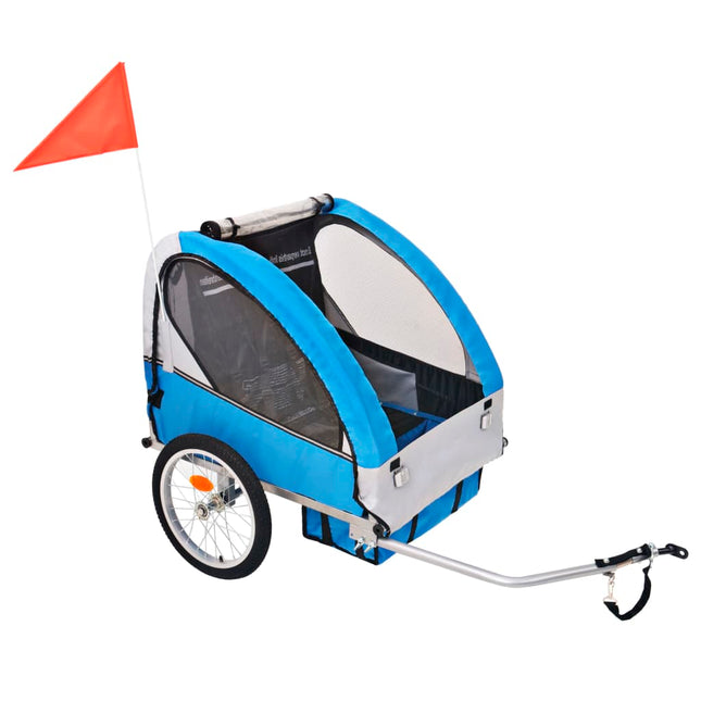 Fietstrailer 30 Kg En Blauw