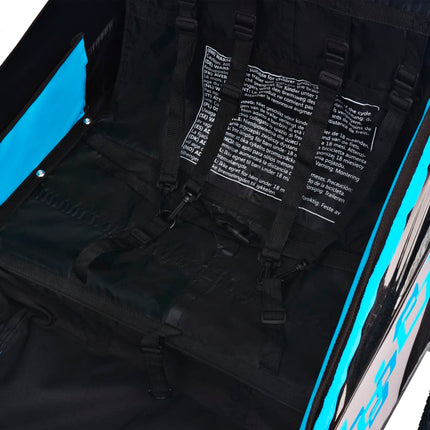 Fietstrailer 30 Kg Grijs En Blauw