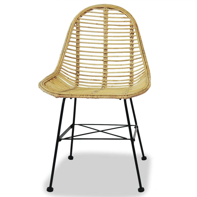 Eetkamerstoelen Natuurlijk Rattan