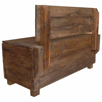 Bank 86X40X60 Cm Massief Mahoniehout