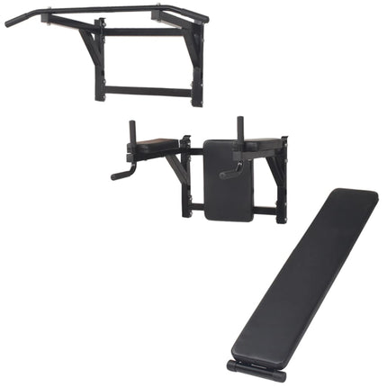 Fitnessapparaat Wandgemonteerd Zwart