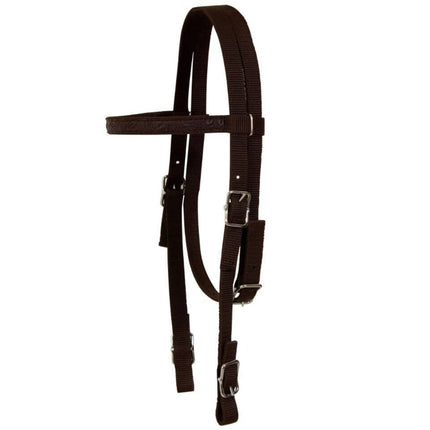 Western Zadel, Hoofdstel En Borstriem 17" Echt Leer
