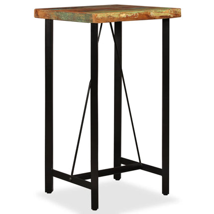 Bartafel Massief Gerecycled Hout En Ijzer