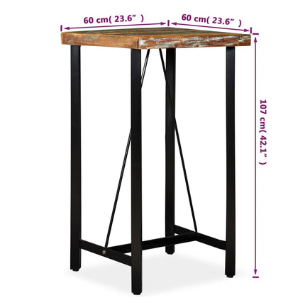 Bartafel Massief Gerecycled Hout