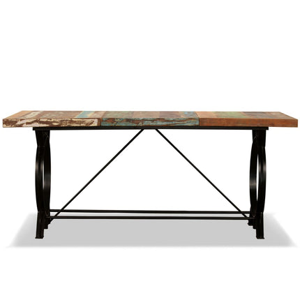Eettafel 180 Cm Massief Gerecycled Hout