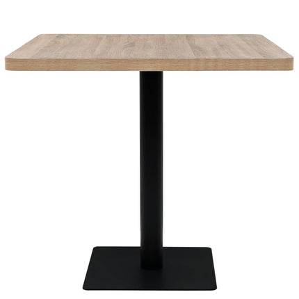 Bistrotafel Vierkant Mdf En Staal Kleur