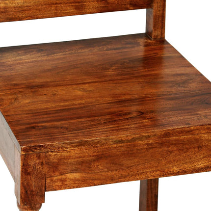 Eetkamerstoelen Klassiek Hout Met Honingafwerking