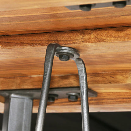 Bartafel Massief Gerecycled Teakhout