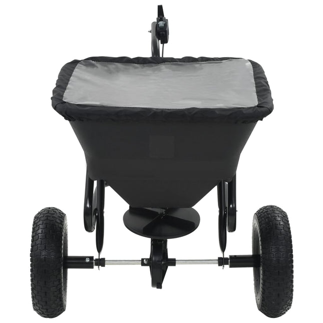 Strooiwagen Sleepmodel 45 L 125X74X79 Cm Pvc En Staal