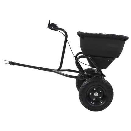 Strooiwagen Sleepmodel 45 L 125X74X79 Cm Pvc En Staal