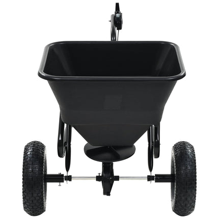 Strooiwagen Sleepmodel 45 L 125X74X79 Cm Pvc En Staal