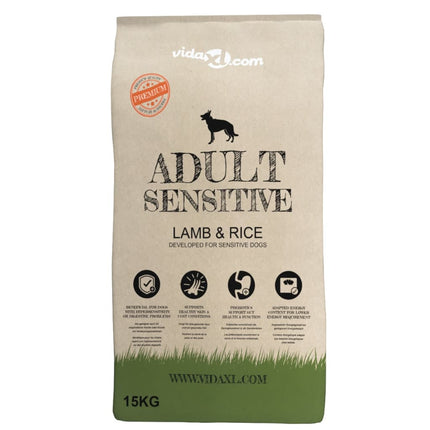 Premium Hondenvoer Droog Adult Sensitive Lamb & Rice 30Kg 2 St
