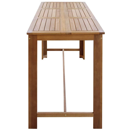 Bartafel 150X70X105 Cm Massief Acaciahout Antraciet