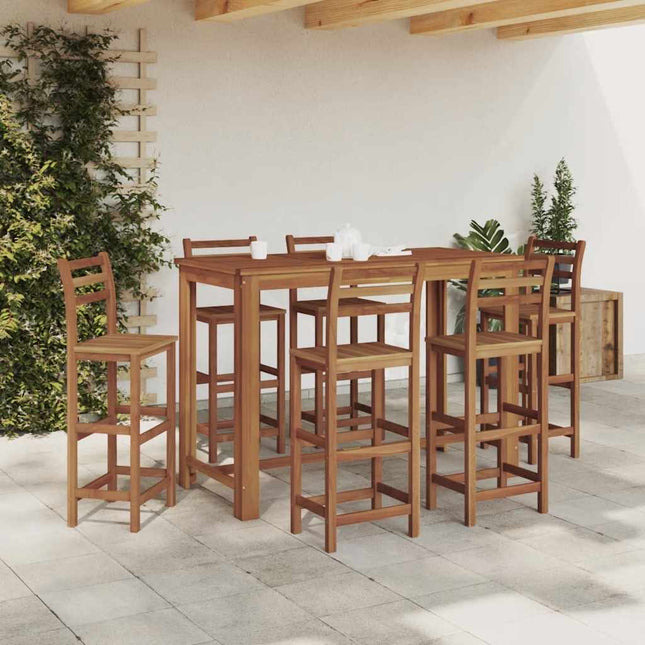Bartafel 150X70X105 Cm Massief Acaciahout Antraciet