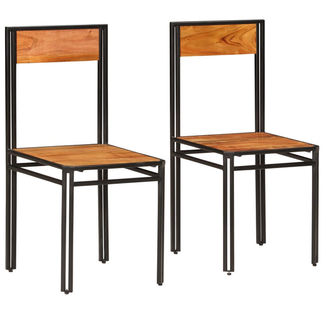 Eetkamerstoelen Massief Acaciahout