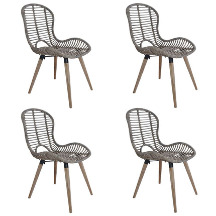 Eetkamerstoelen Natuurlijk Rattan