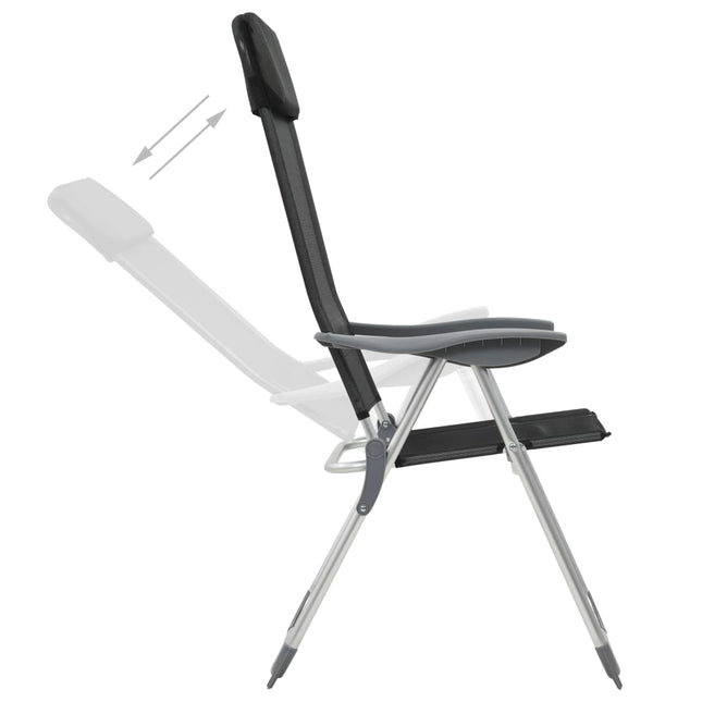 Campingstoelen Inklapbaar Aluminium 4 St
