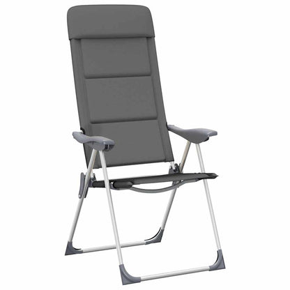 Campingstoelen 58X69X111 Cm Aluminium 2 St