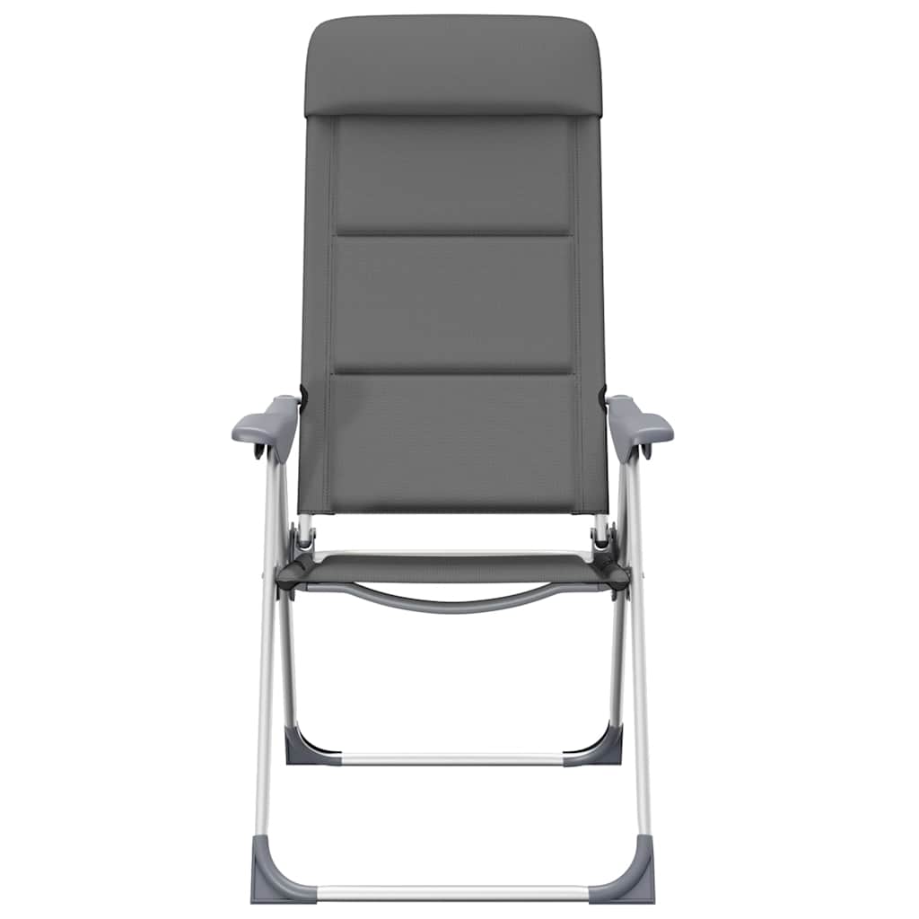 Campingstoelen 58X69X111 Cm Aluminium 2 St