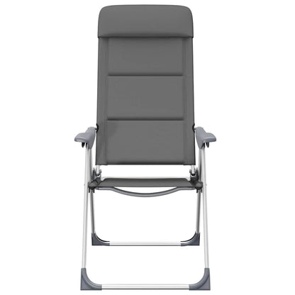 Campingstoelen 58X69X111 Cm Aluminium 2 St