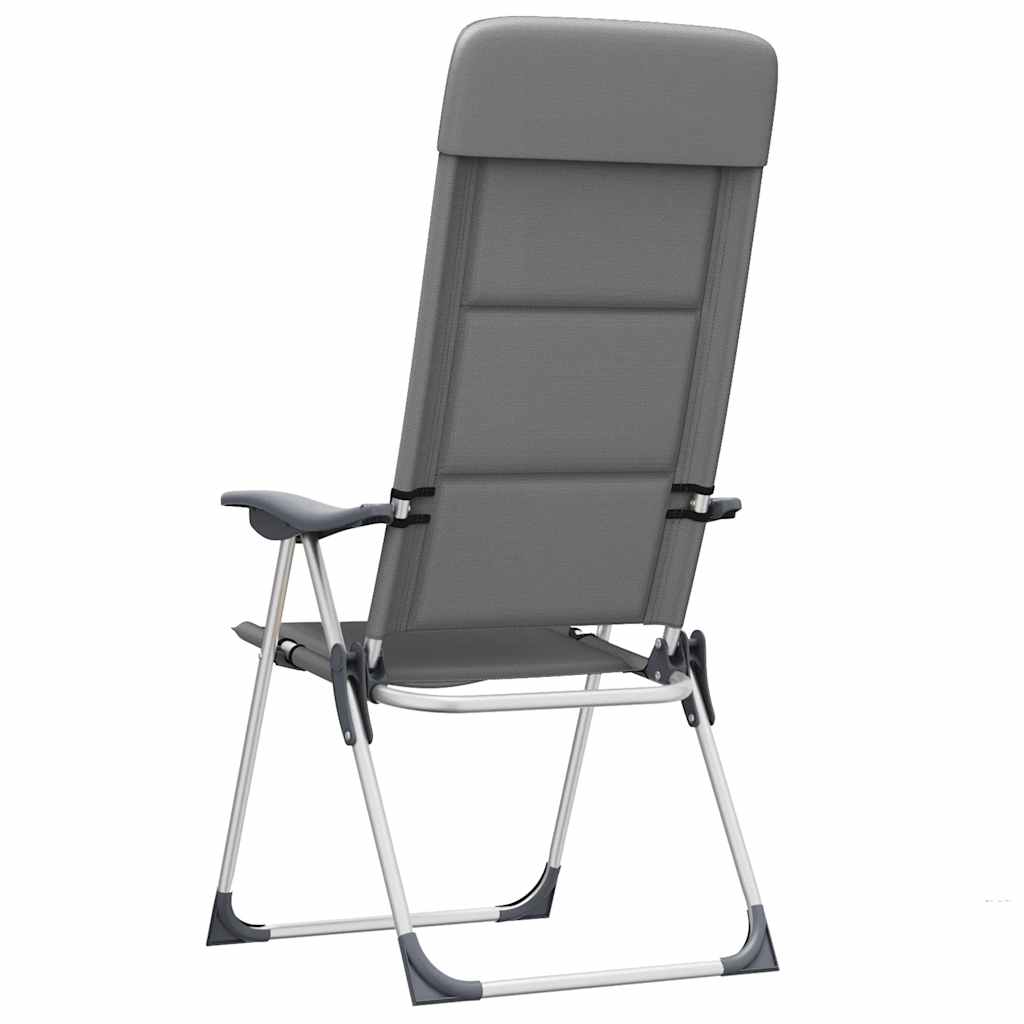 Campingstoelen 58X69X111 Cm Aluminium 2 St