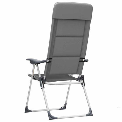 Campingstoelen 58X69X111 Cm Aluminium 2 St