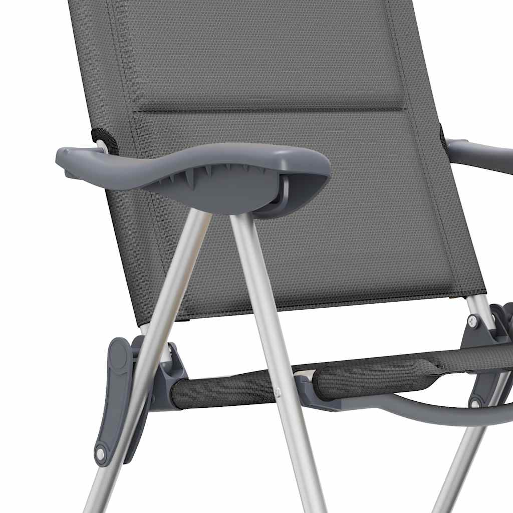 Campingstoelen 58X69X111 Cm Aluminium 2 St