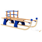 Blauw / met rugleuning