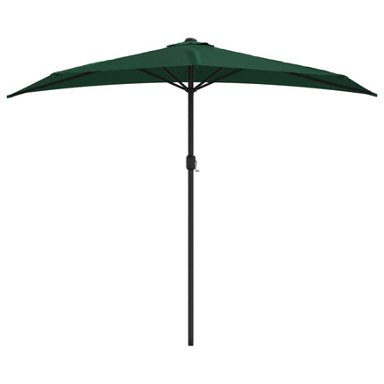 Balkonparasol Half Met Aluminium Paal 270X144 Cm