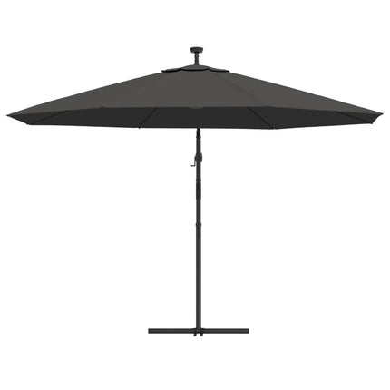 Zweefparasol Met Led-Verlichting Metalen Paal