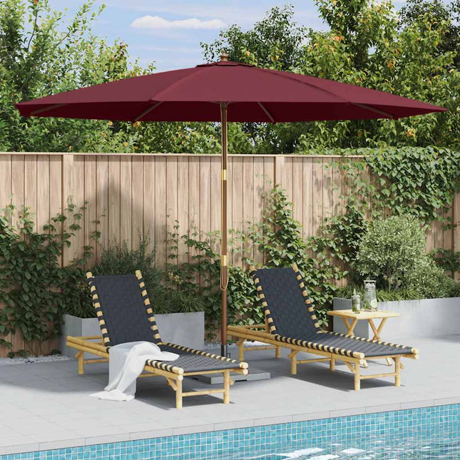 Parasol Met Houten Paal 350 Cm