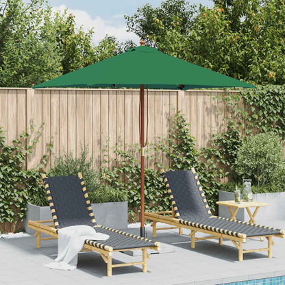 Parasol Met Houten Paal 150X200 Cm