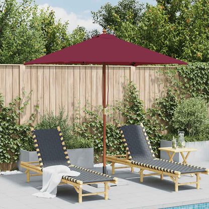 Parasol Met Houten Paal 150X200 Cm