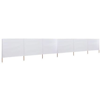 Windscherm 6-Panelen Stof Azuur
